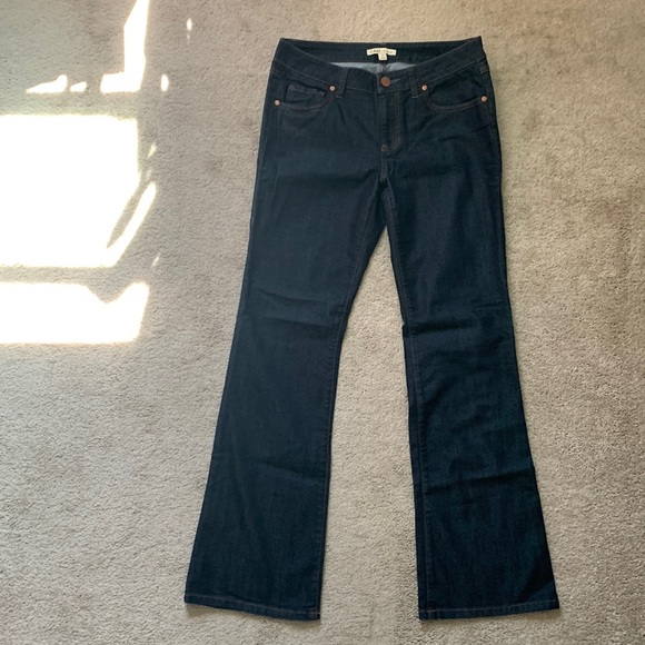 CAbi Jeans #203A Dark Wash Blue Denim Boot Cut Stretch Mid-Rise - Size 6 - NWOT - Picture 2 of 10